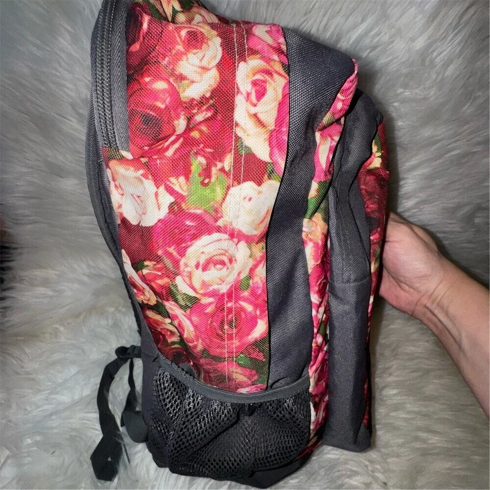 JanSport Megahertz II Backpack Vintage Roses Floral Laptop‎ School Bag